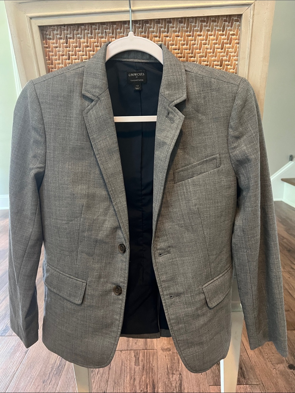 Crewcuts Gray Boys' Tailored Two-Button Blazer